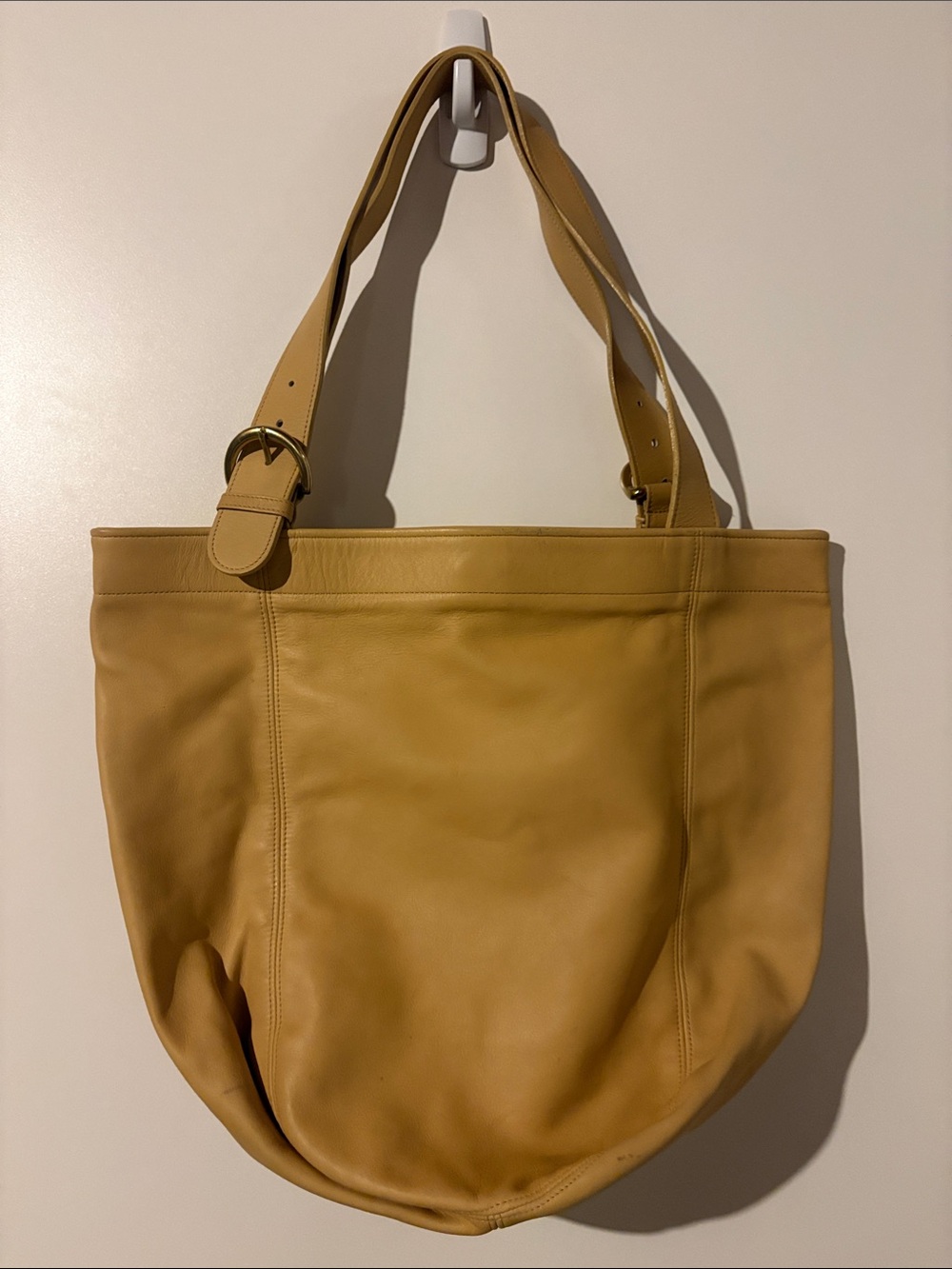 Coach Vintage Women's Leather Tote Bag in  Light Mustard